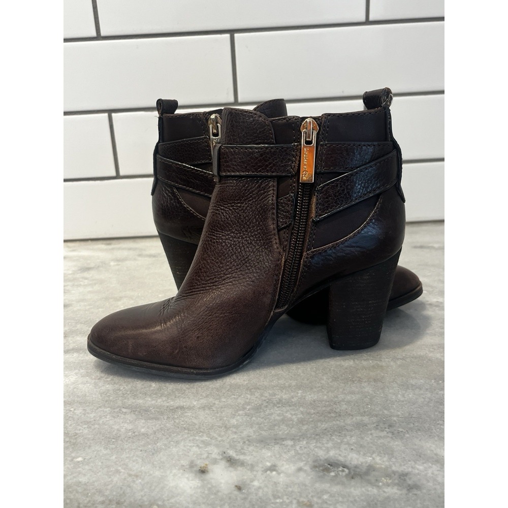 Louise Et Cie Lo-Vianne Brown‎ Leather Buckle Ankle Boots Booties Size 5 - Picture 7 of 12
